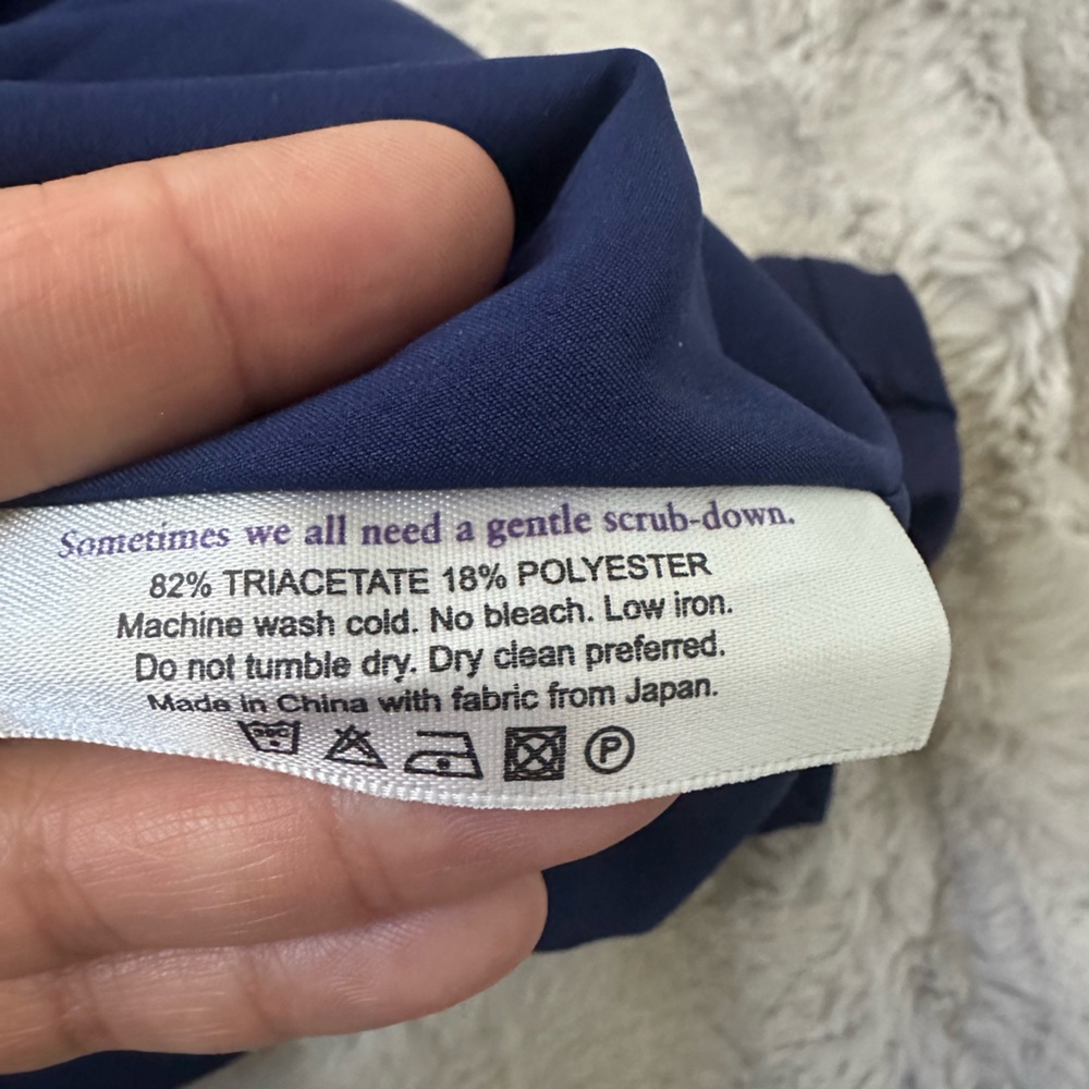 NWT M.M. Lafleur the Niko dress 2.0 Indigo blue size 10 - Picture 7 of 8